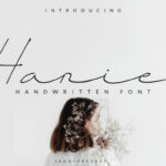 Hanie Font Poster 1