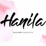 Hanila Font Poster 1