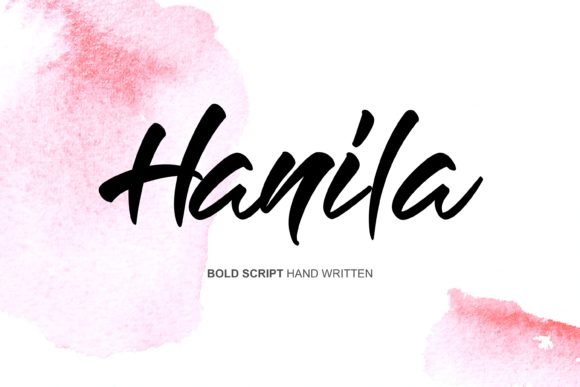 Hanila Font Poster 1