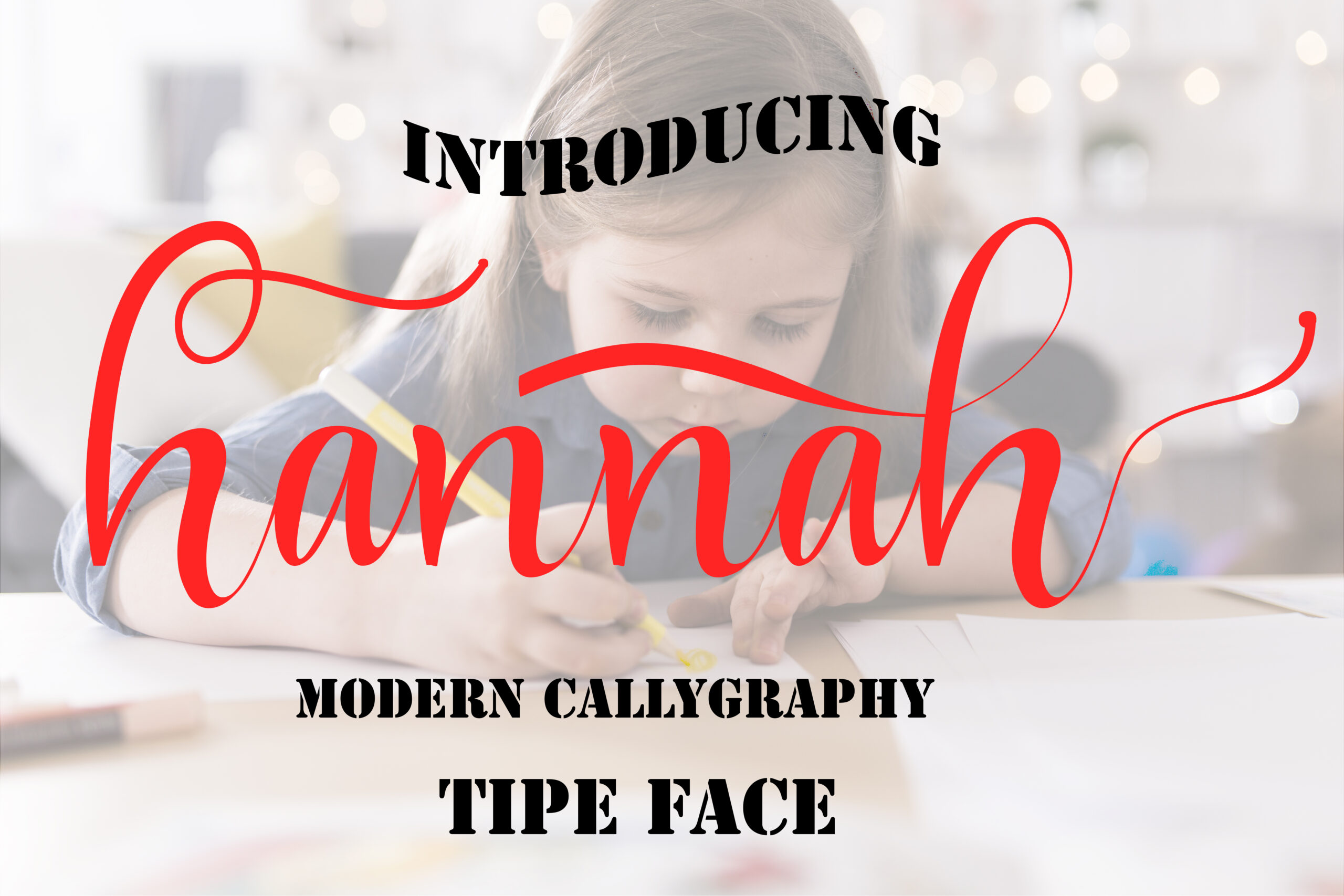 Hannah Script Font Poster 1