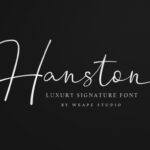 Hanston Font Poster 13