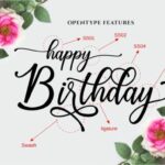 Happy Birthday Font Poster 6