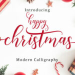 Happy Christmas Script Font Poster 1
