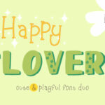 Happy Clover Family Font Poster 1