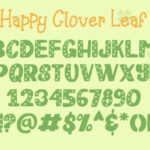 Happy Clover Family Font Poster 5