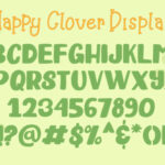 Happy Clover Family Font Poster 6