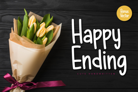 Happy Ending Font Poster 1