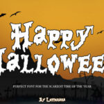 Happy Halloween Font Poster 1