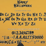 Happy Halloween Font Poster 6