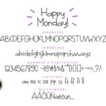 Happy Monday Font Poster 7