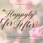 Happyly Ever After Font Poster 1