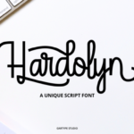 Hardolyn Font Poster 1