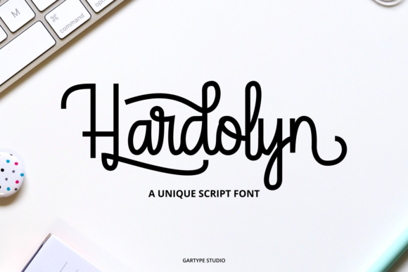 Hardolyn Font Poster 1