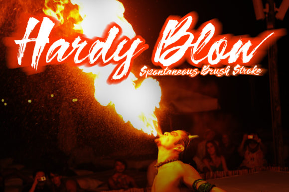 Hardy Blow Font