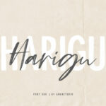 Harigu Duo Font Poster 1