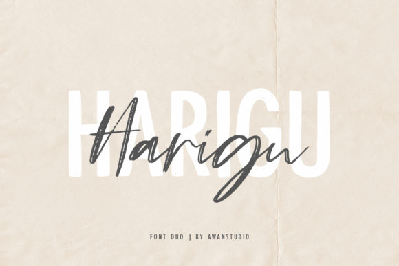 Harigu Duo Font