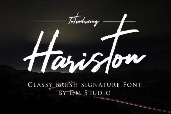 Hariston Font Poster 1