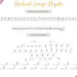 Harland Script Font Poster 9