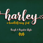 Harley Script Font Poster 1