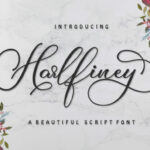 Harlfiney Font Poster 1