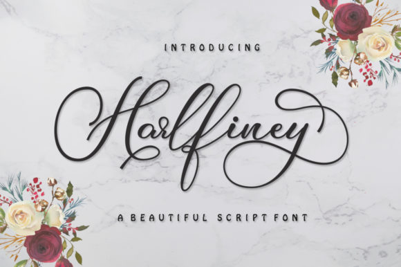 Harlfiney Font Poster 1