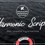 Harmonic Script Font Poster 1