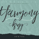 Harmony King Font Poster 1
