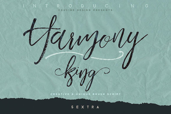 Harmony King Font Poster 1