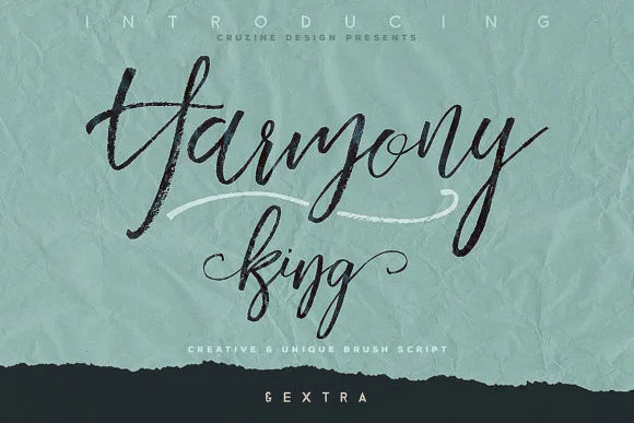 Harmony King Font Harmony King Font Poster 1
