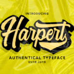 Harpert Font Poster 2