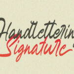 Harringtone Script Font Poster 14