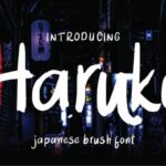 Haruko Font Poster 1
