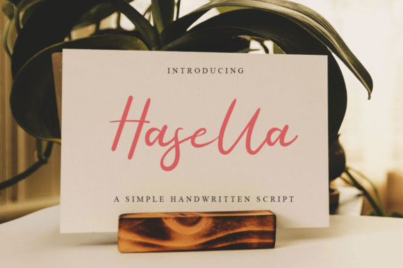 Hasella Script Font Poster 1