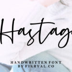 Hastage Font Poster 1