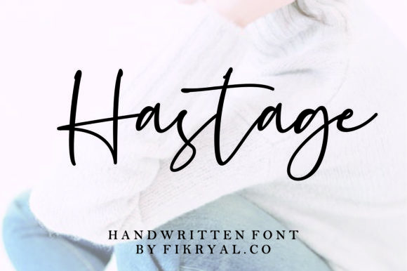 Hastage Font Poster 1