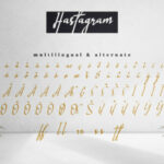 Hastagram Font Poster 11