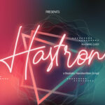 Hastron Font Poster 1