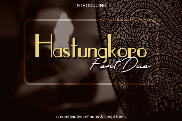 Hastungkoro Duo Font Poster 1