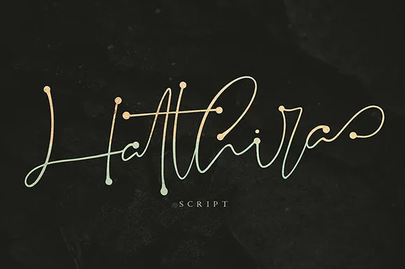 Hatthira Font Hatthira Font Poster 1