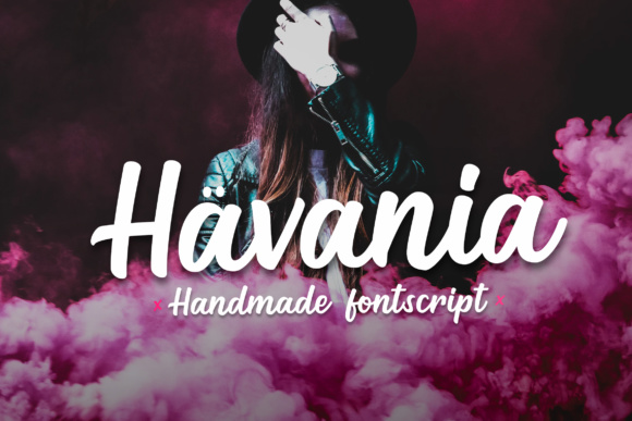 Havania Script Font Poster 1