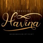 Havina Font Poster 1