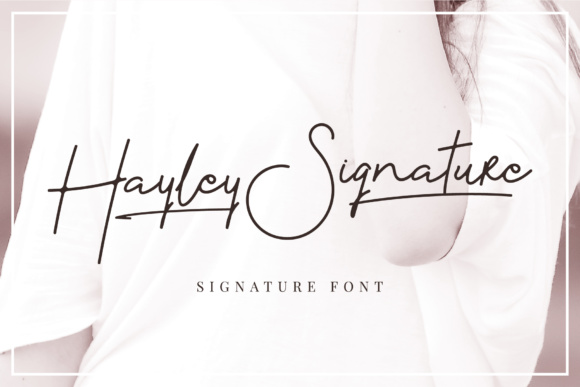 Hayley Font Poster 1