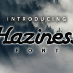 Haziness Font Poster 1