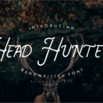 Head Hunter Font Poster 1