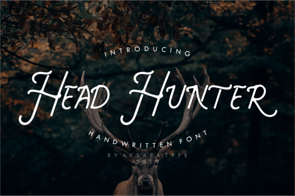 Head Hunter Font Poster 1