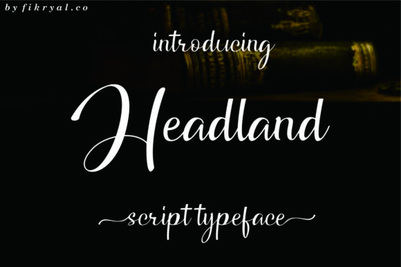 Headland Font Poster 1
