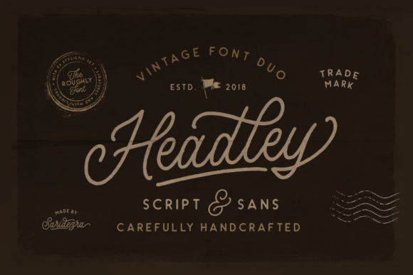 Headley Duo Font Poster 1