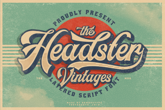 Headster Family Font Headster Family Font Poster 1