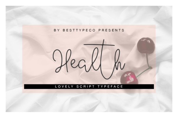 Health Font Poster 1