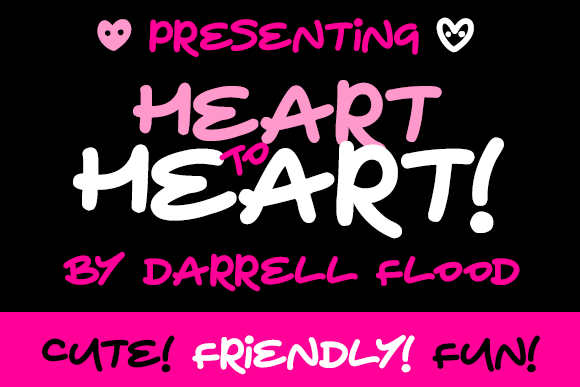 Heart to Heart Font